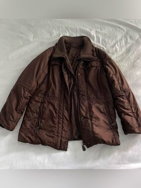 Brown Women's Puffer Jacket - Classic Insulated Coat